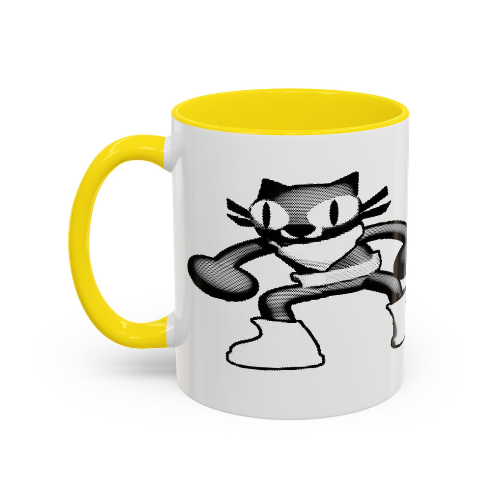 Low Poly Cat Coffee Mug | 11oz 15oz